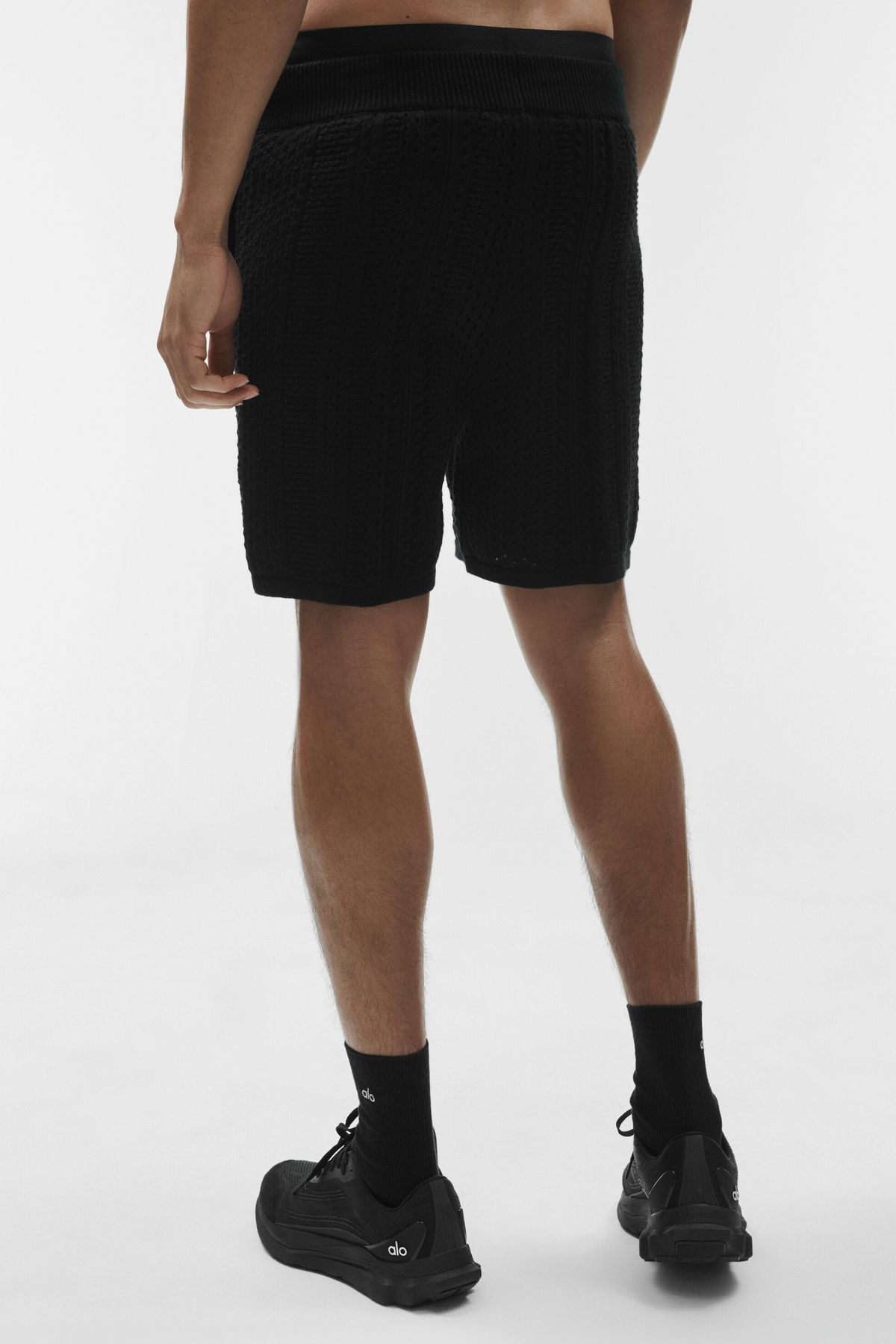 7" Coastline Knit Short - Black--3