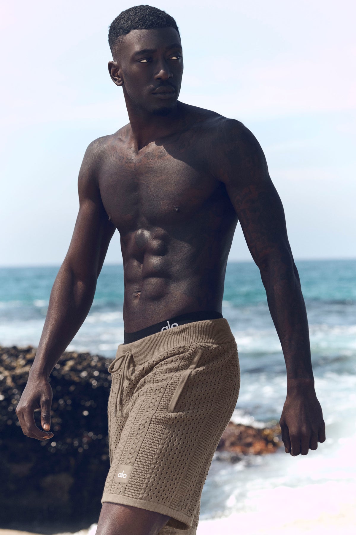 7" Coastline Knit Short - Gravel--0