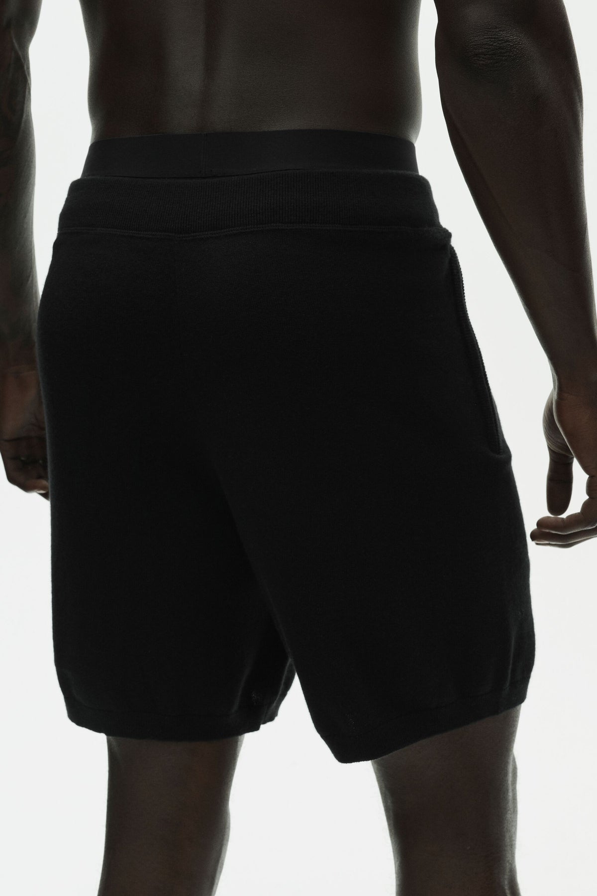 7" Cotton Cashmere Ever Soft Short - Black--2
