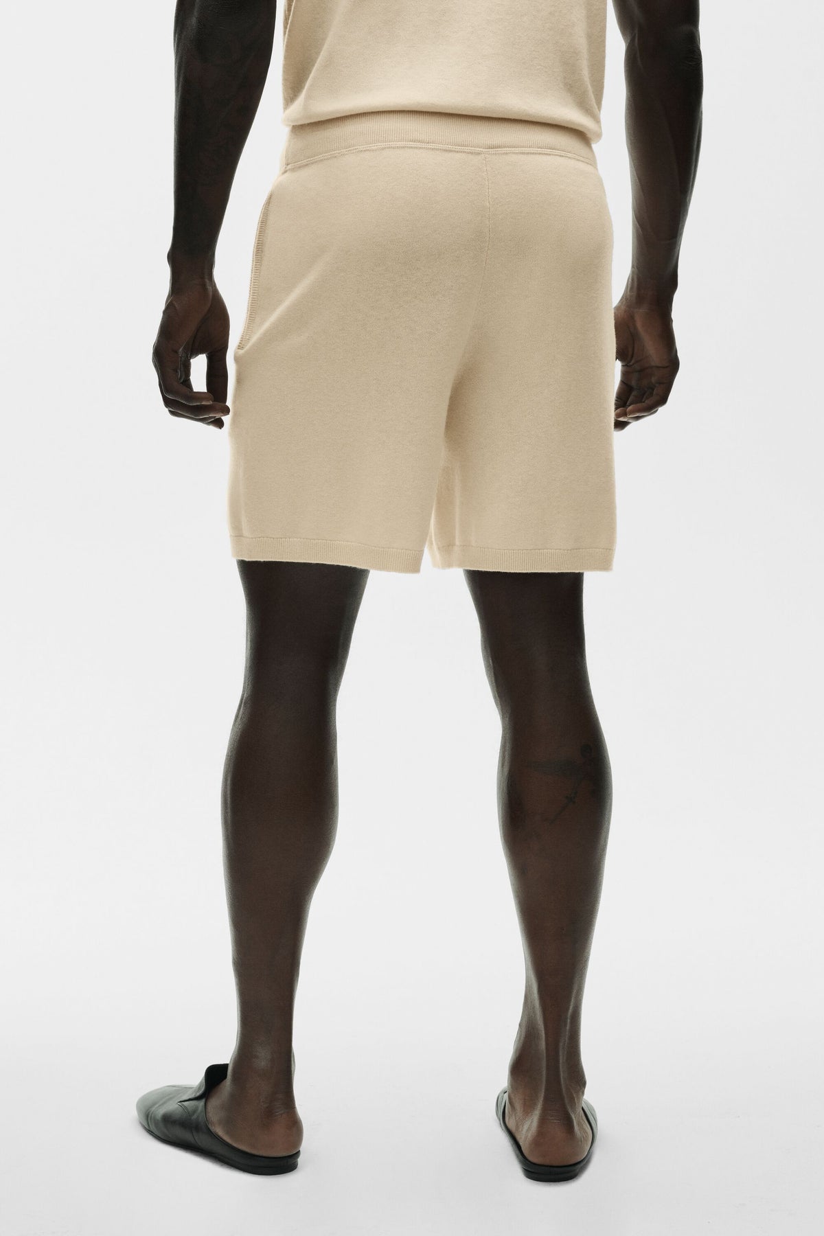 7" Cotton Cashmere Ever Soft Short - Sandy Beige--2