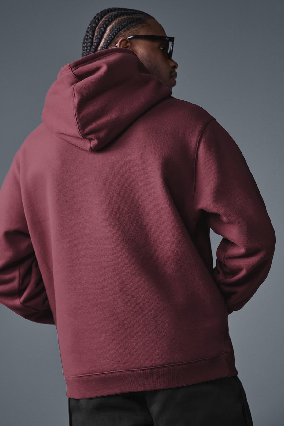 Renown Heavy Weight Hoodie - Burgundy Truffle--1