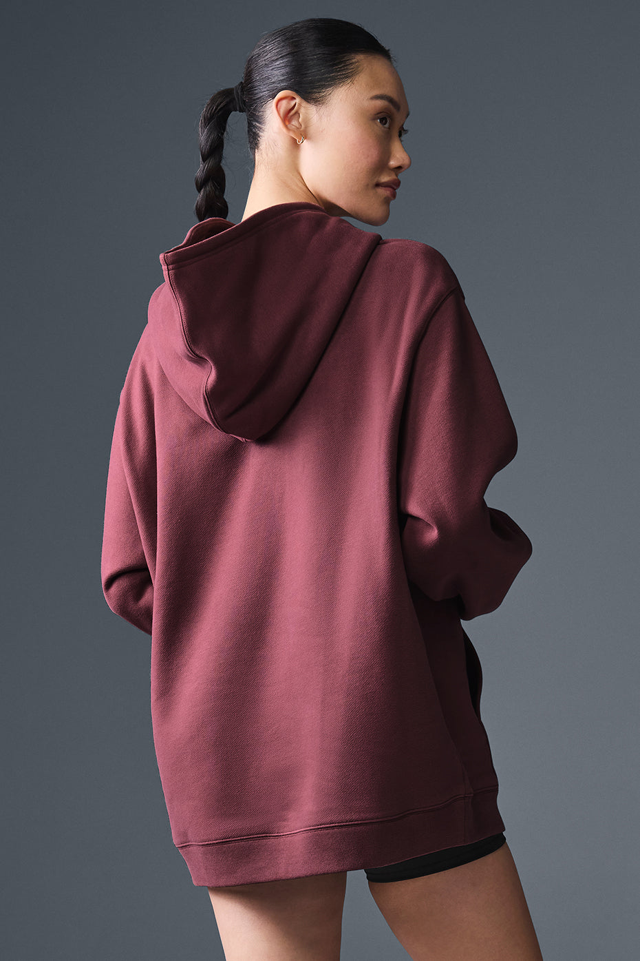 Renown Heavy Weight Hoodie - Burgundy Truffle--1