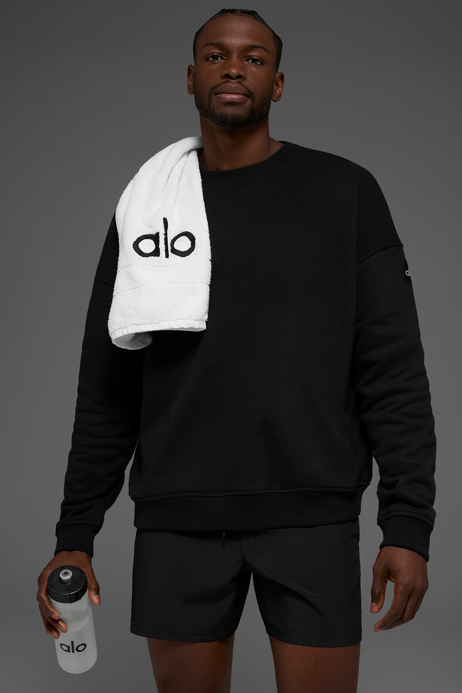 Renown Heavy Weight Crew Neck Pullover - Black--0