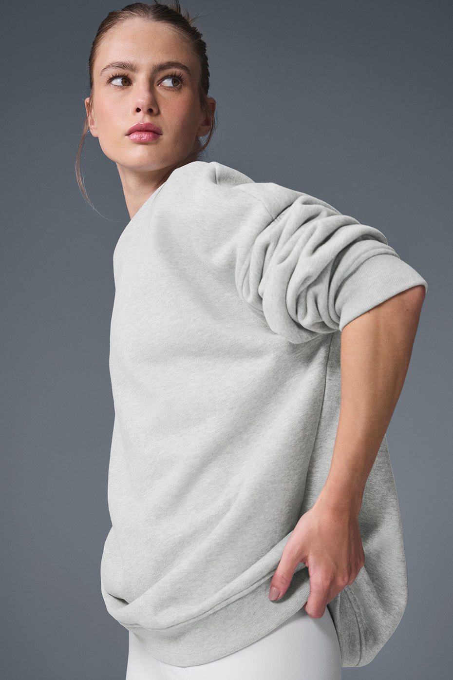 Renown Heavy Weight Crew Neck Pullover - Athletic Heather Grey--2