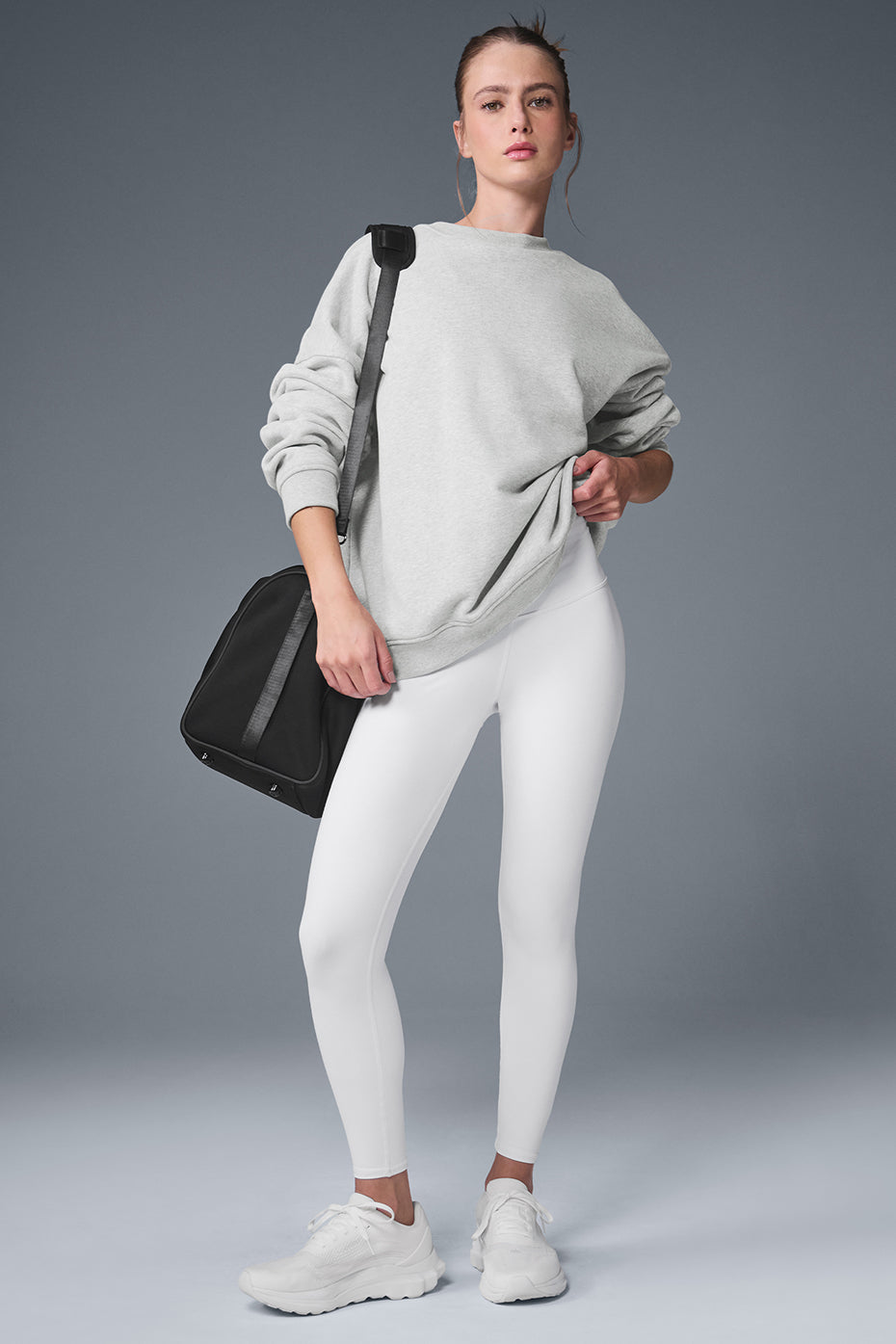 Renown Heavy Weight Crew Neck Pullover - Athletic Heather Grey--3