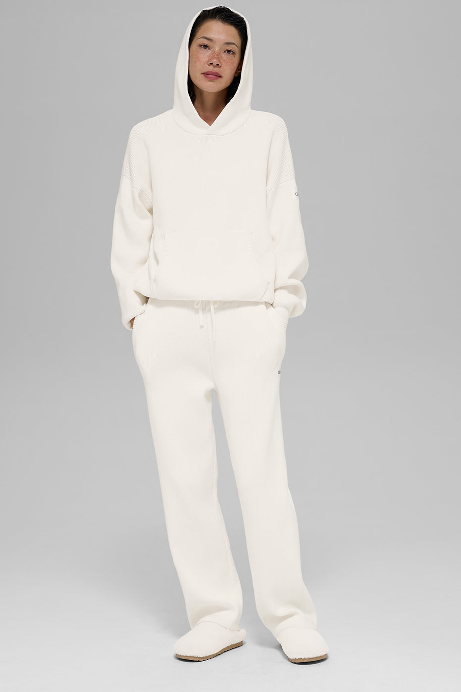 Scholar Hooded Sweater - Ivory--4