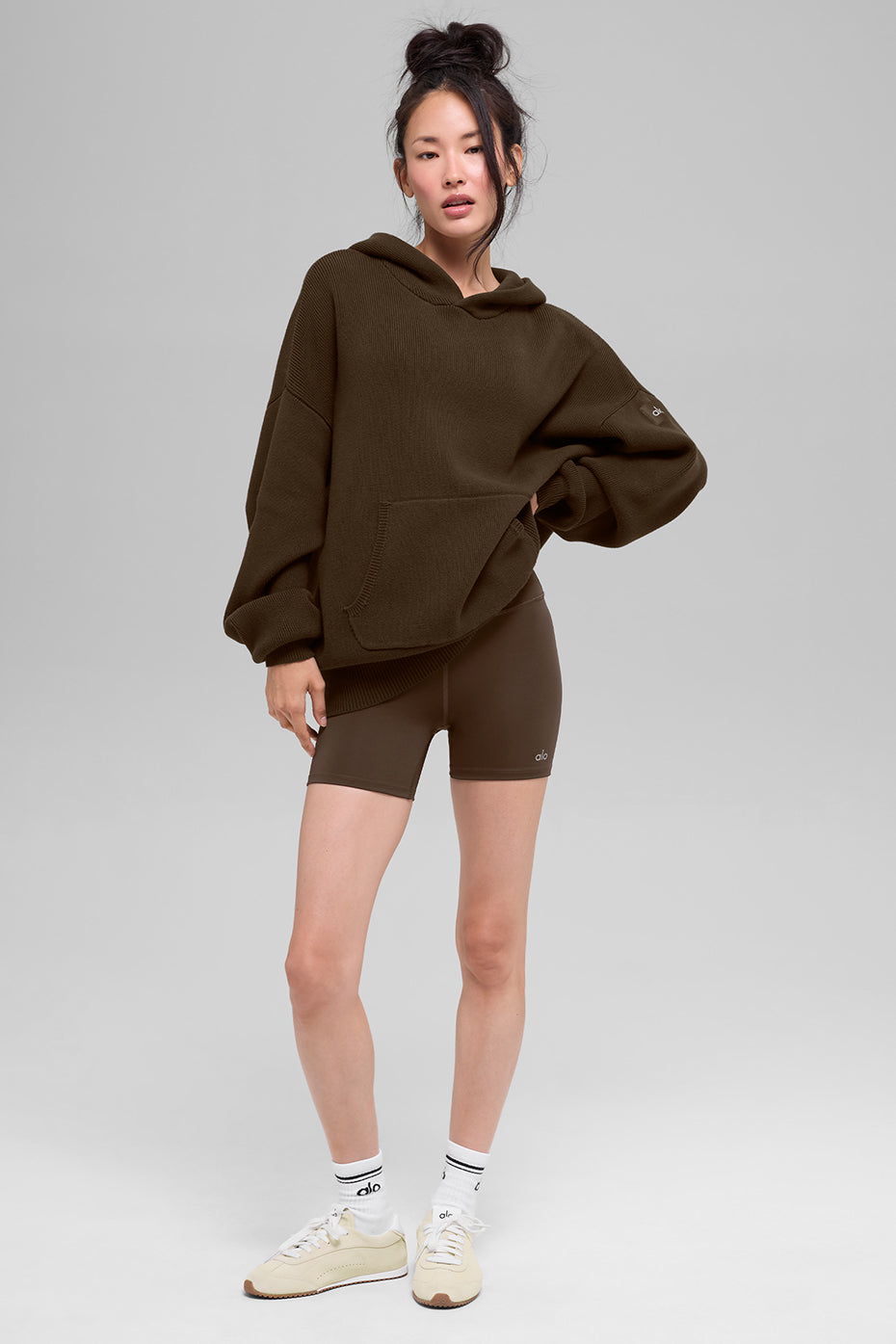 Scholar Hooded Sweater - Espresso--4