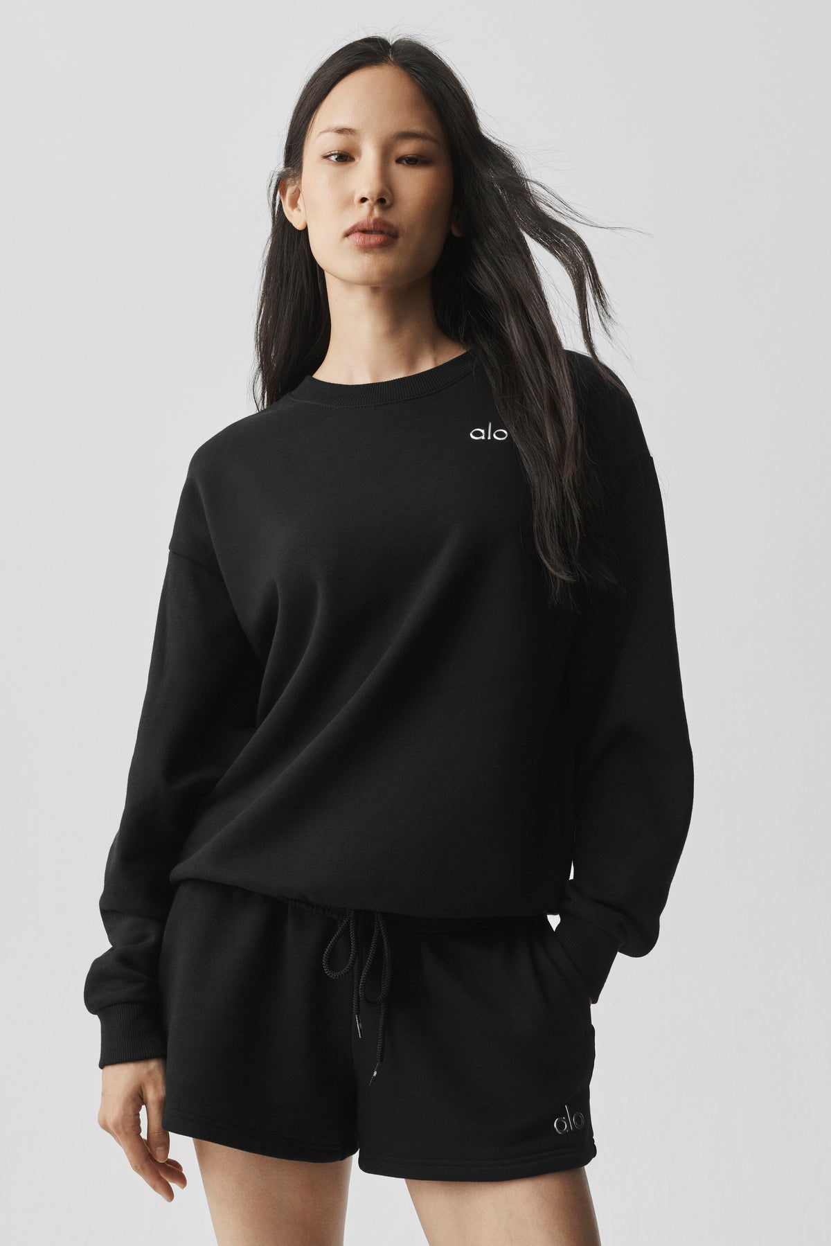 Accolade Crew Neck Pullover - Black--3