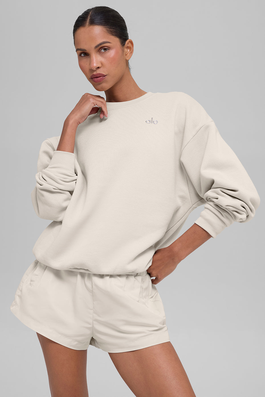 Accolade Crew Neck Pullover - Bone--0