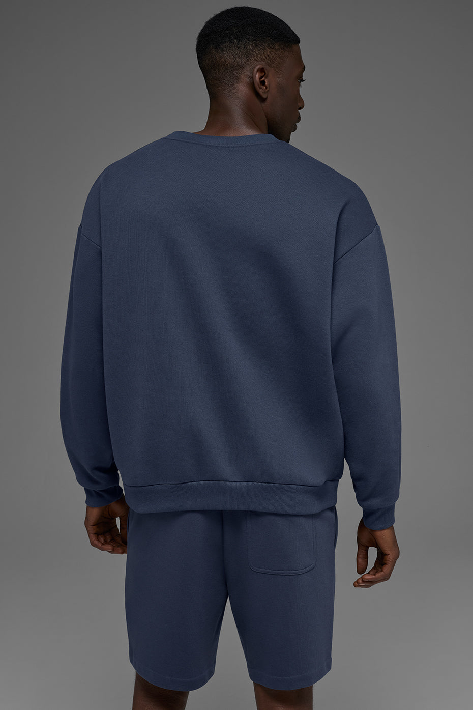 Accolade Crew Neck Pullover - Navy--2