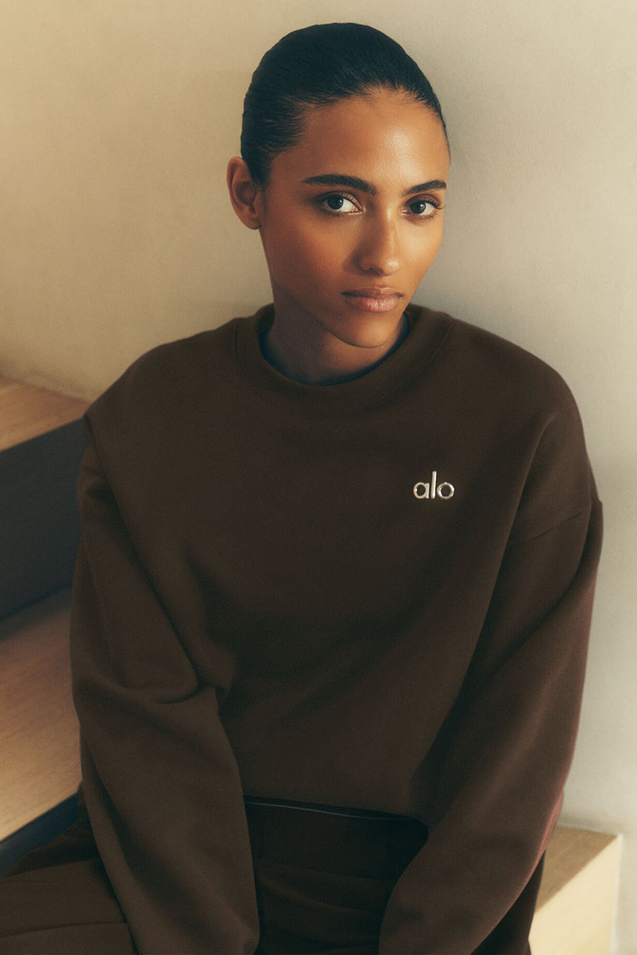 Accolade Crew Neck Pullover - Espresso--0