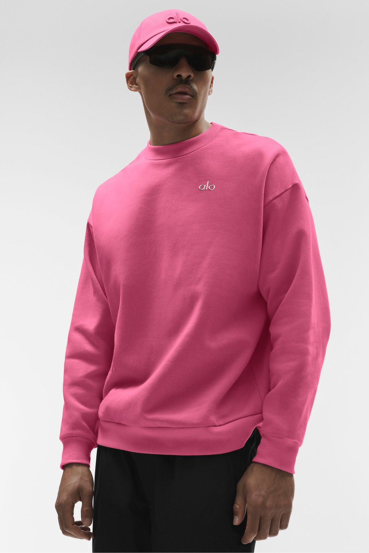 Accolade Crew Neck Pullover - Paradise Pink--0