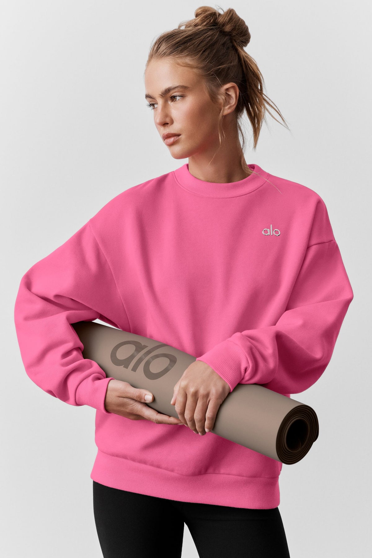 Accolade Crew Neck Pullover - Paradise Pink--4