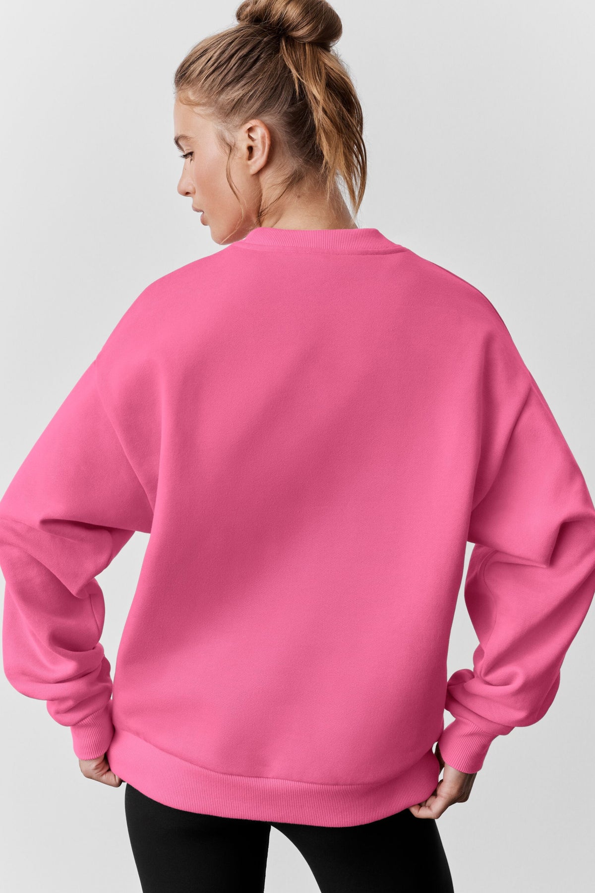 Accolade Crew Neck Pullover - Paradise Pink--1