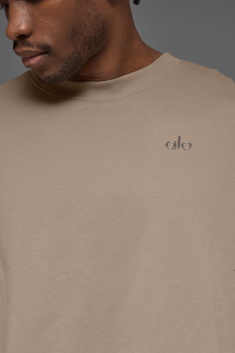 Accolade Crew Neck Pullover - Gravel--3