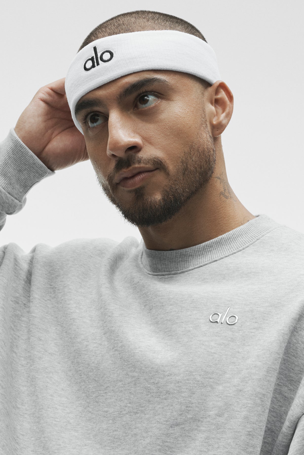 Accolade Crew Neck Pullover - Athletic Heather Grey--2