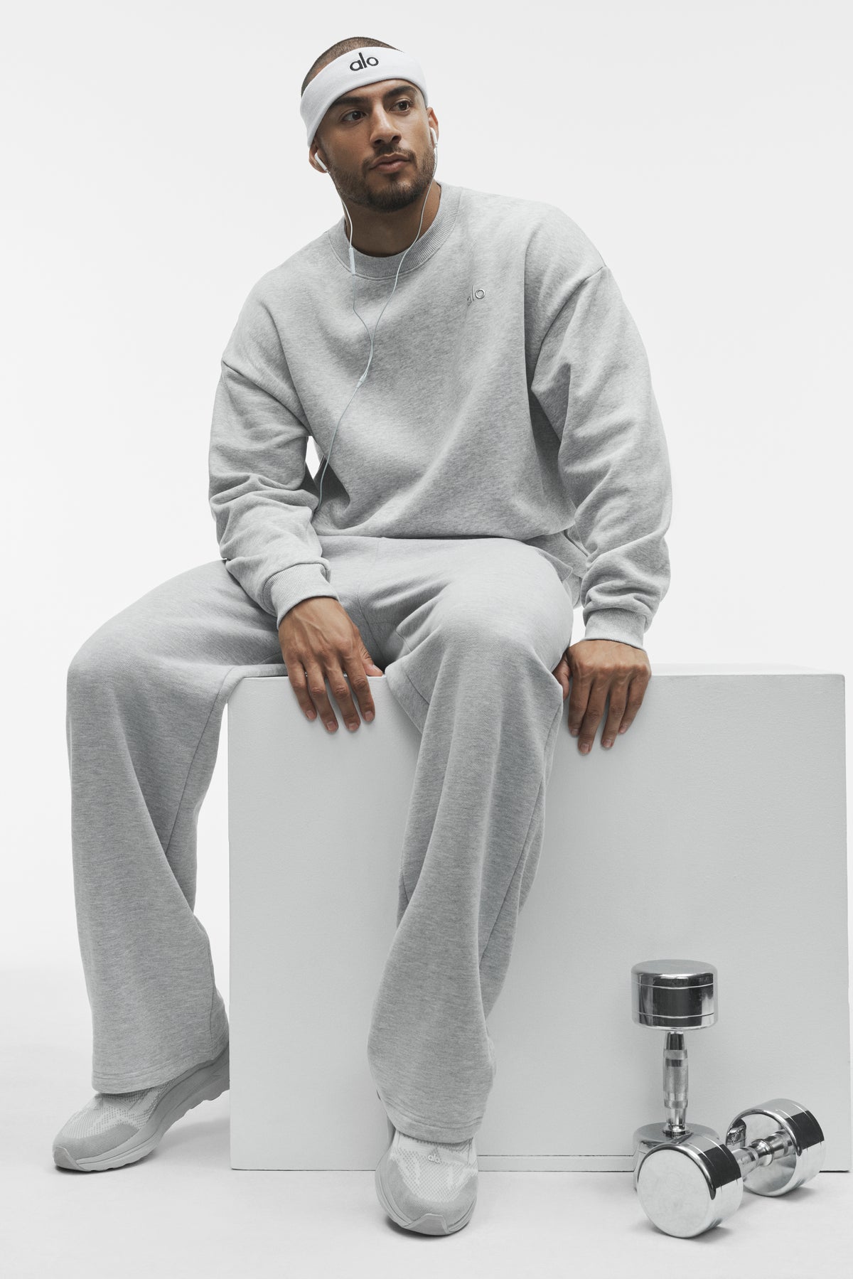 Accolade Crew Neck Pullover - Athletic Heather Grey--3