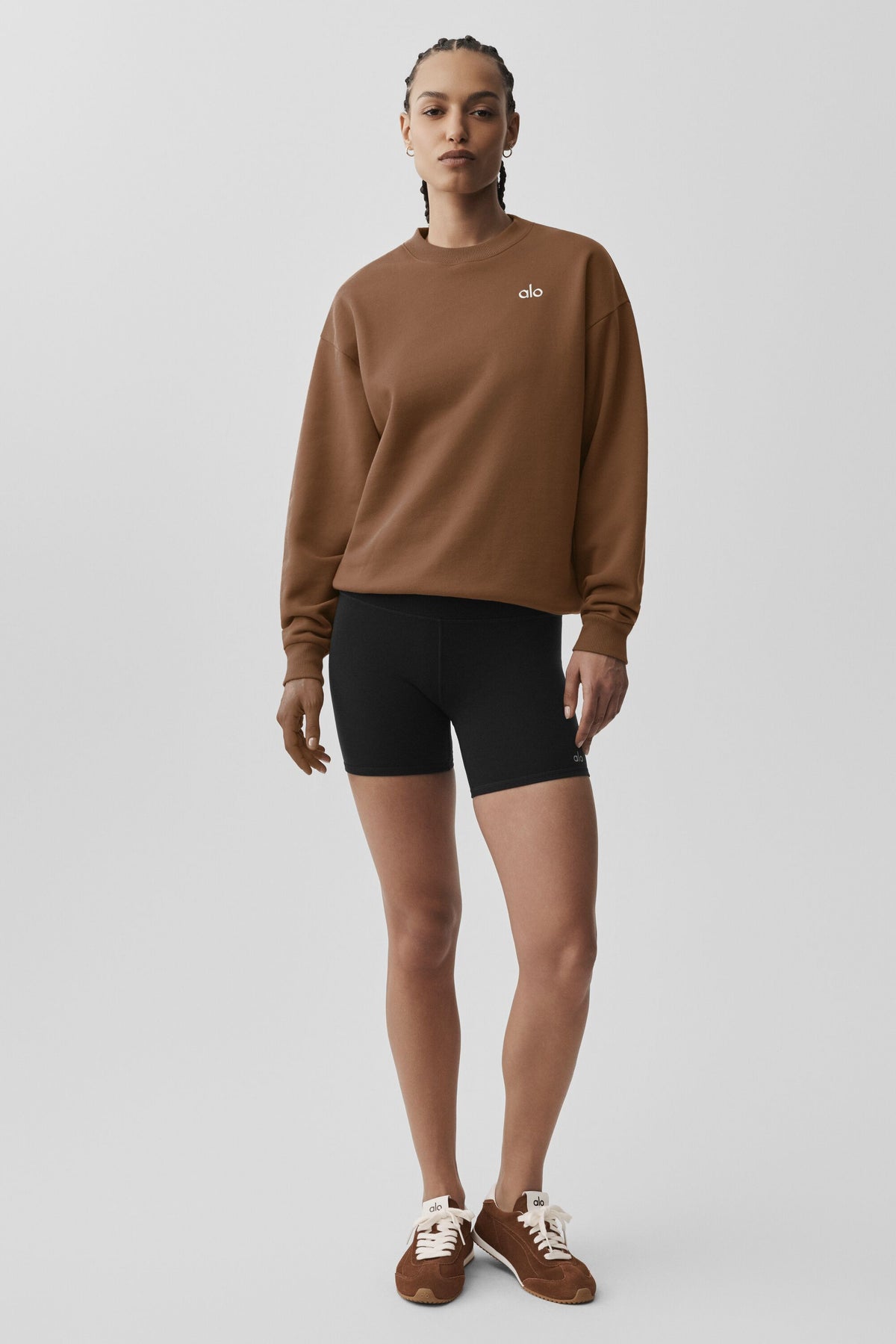 Accolade Crew Neck Pullover - Sun Kissed Brown--4