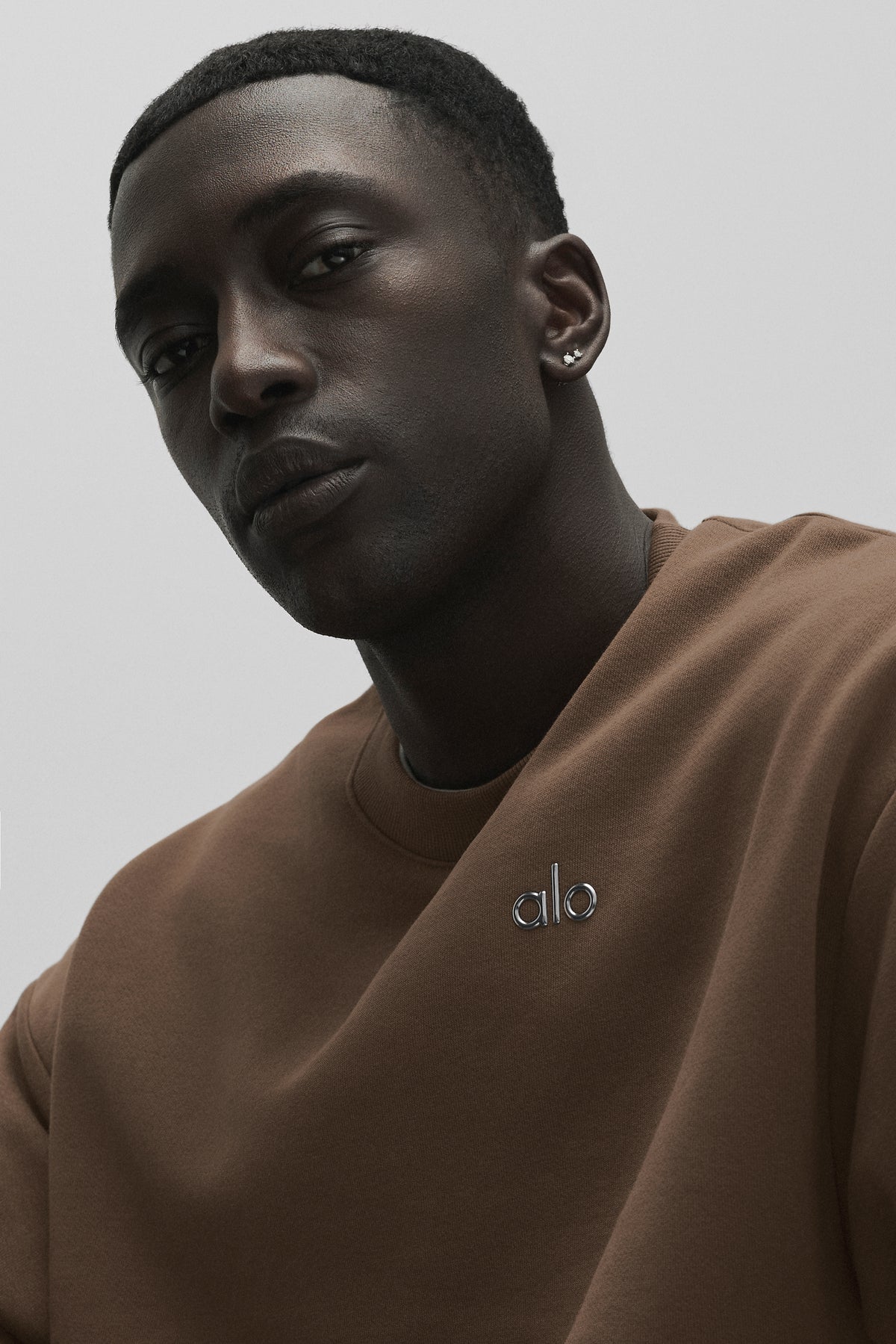 Accolade Crew Neck Pullover - Java Brown--3