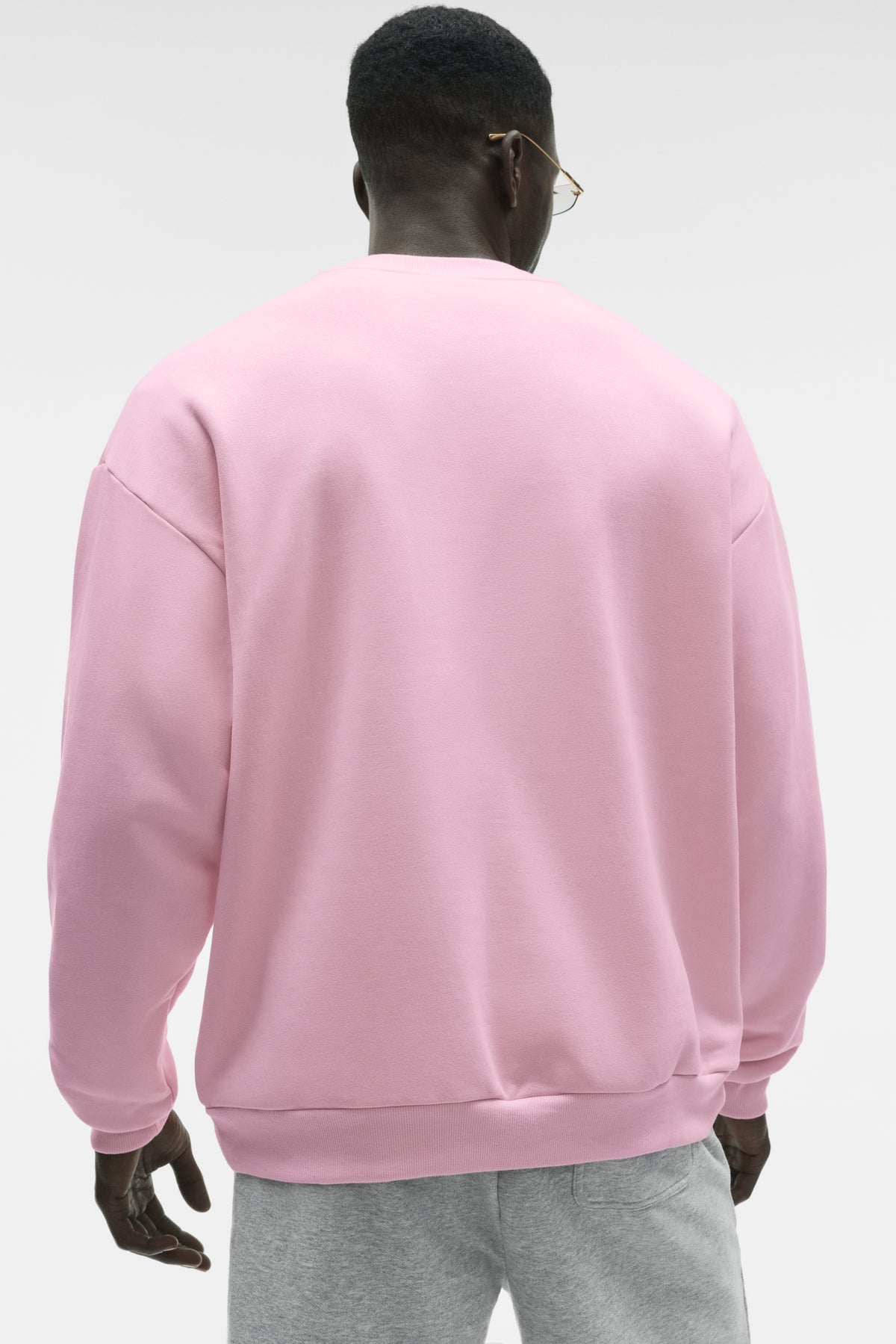 Accolade Crew Neck Pullover - Pink Marshmallow--1