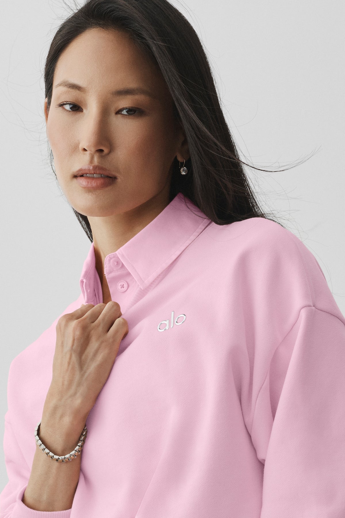 Accolade Crew Neck Pullover - Pink Marshmallow--3