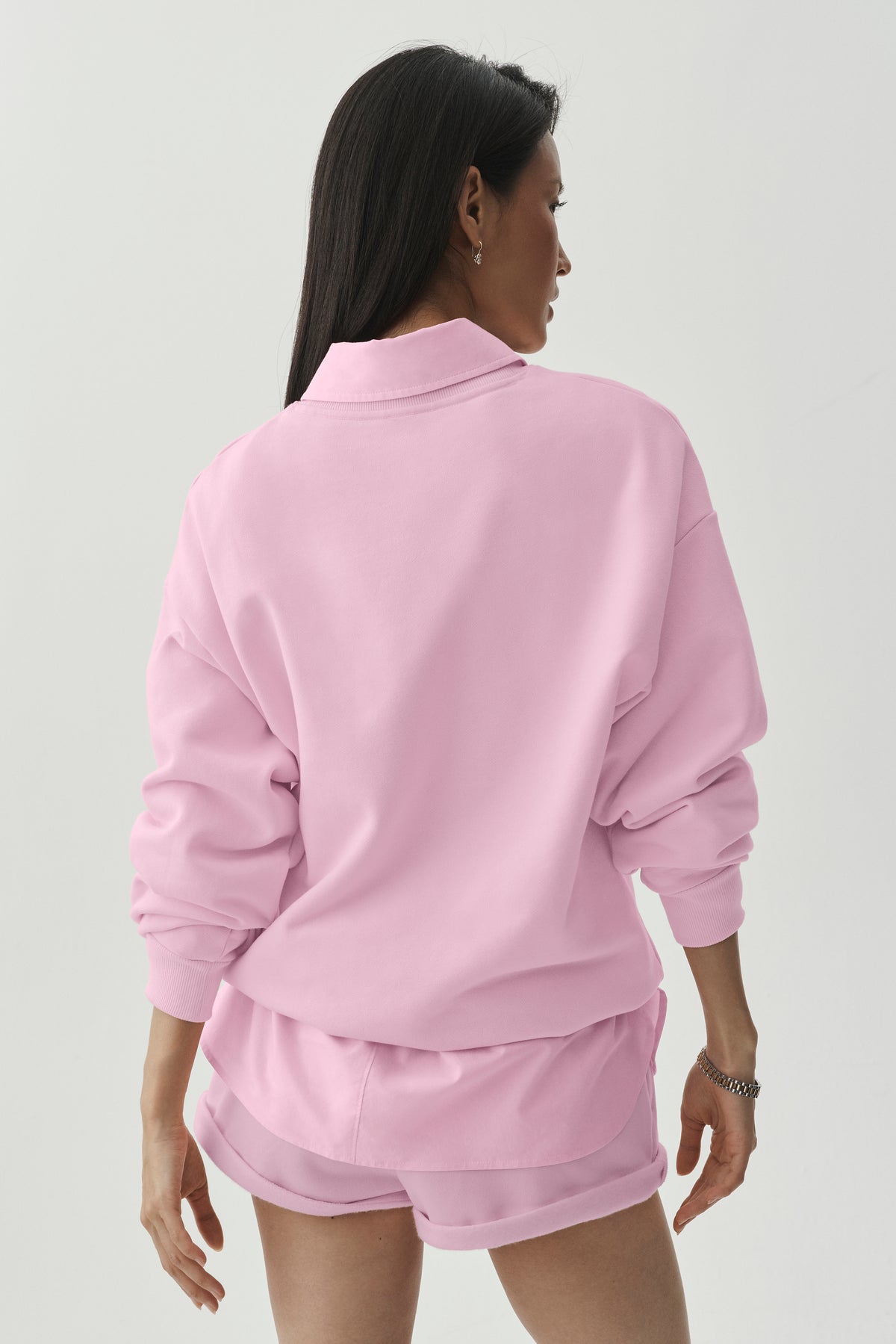 Accolade Crew Neck Pullover - Pink Marshmallow--1