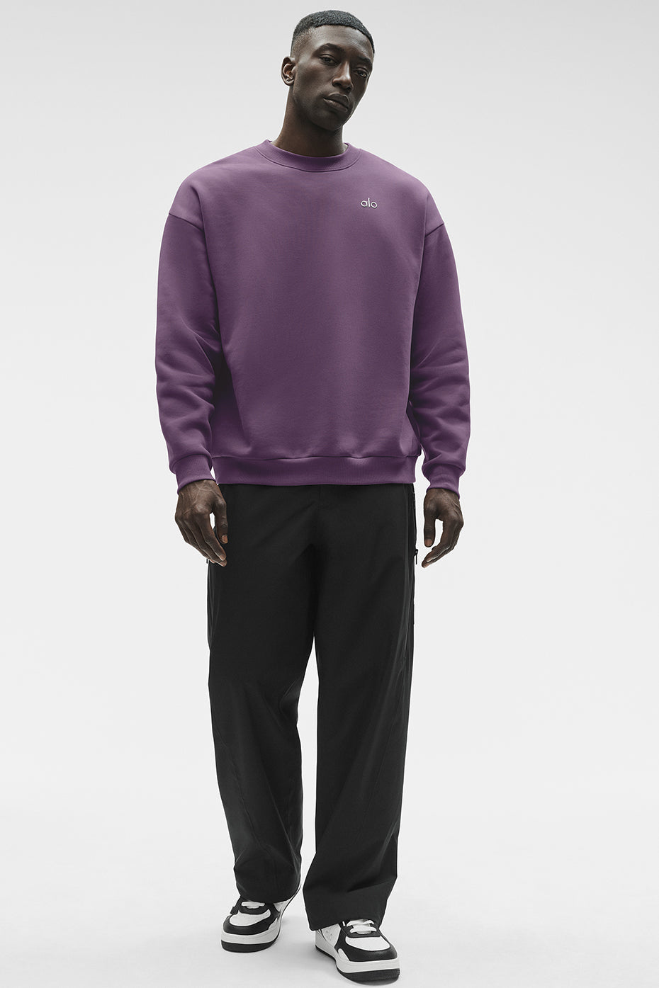 Accolade Crew Neck Pullover - Plum Kiss--4