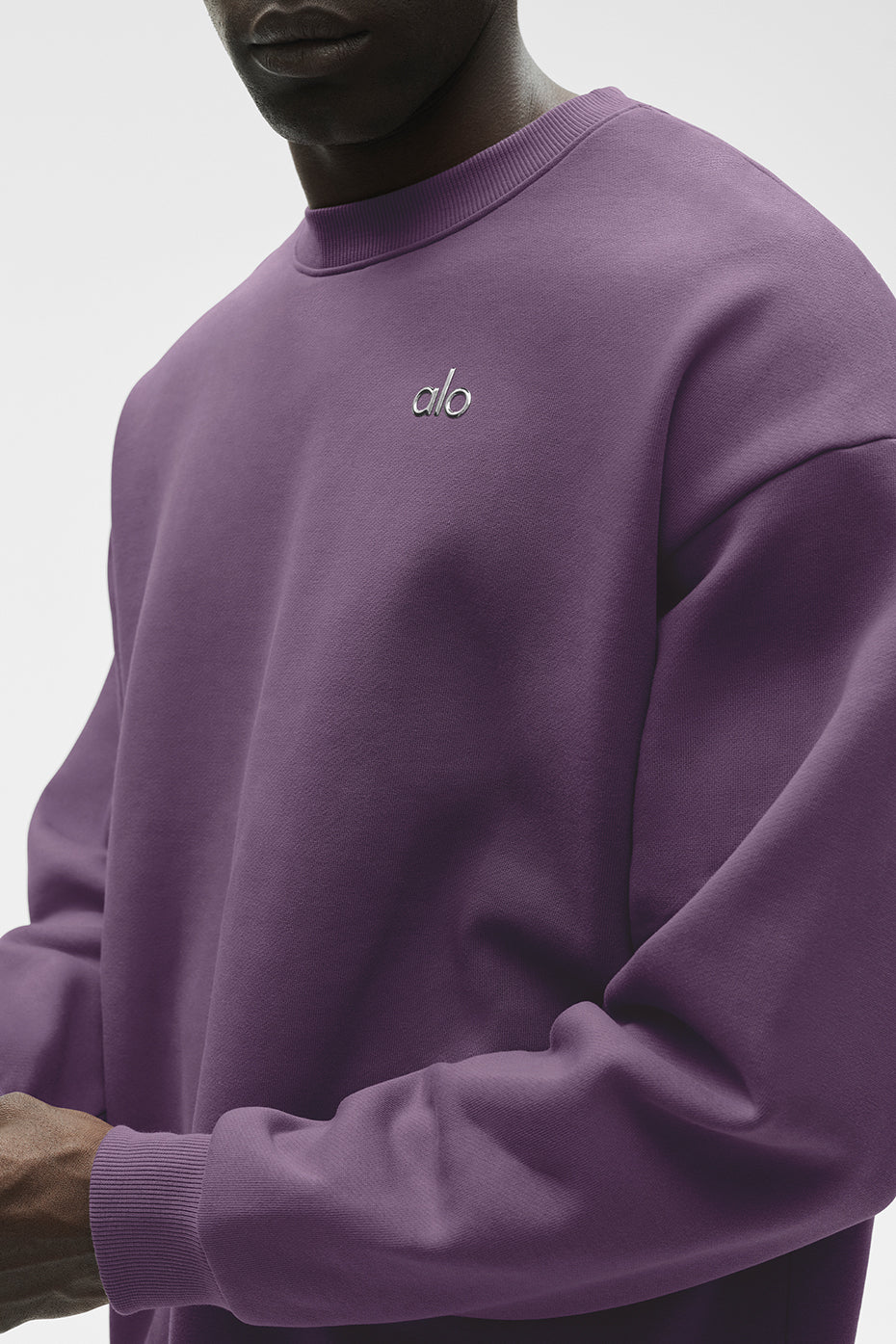 Accolade Crew Neck Pullover - Plum Kiss--2