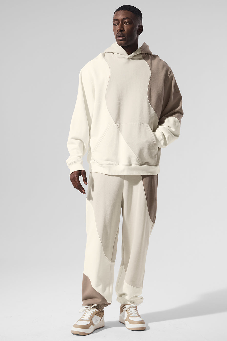 Make Waves Hoodie - Ivory/Bone/Gravel--0
