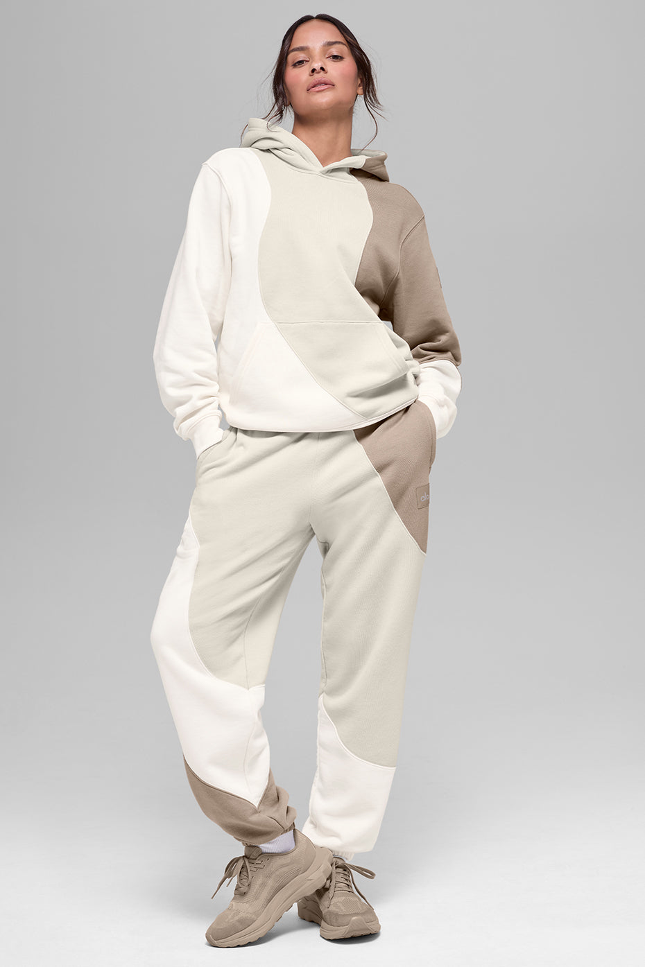 Make Waves Hoodie - Ivory/Bone/Gravel--0
