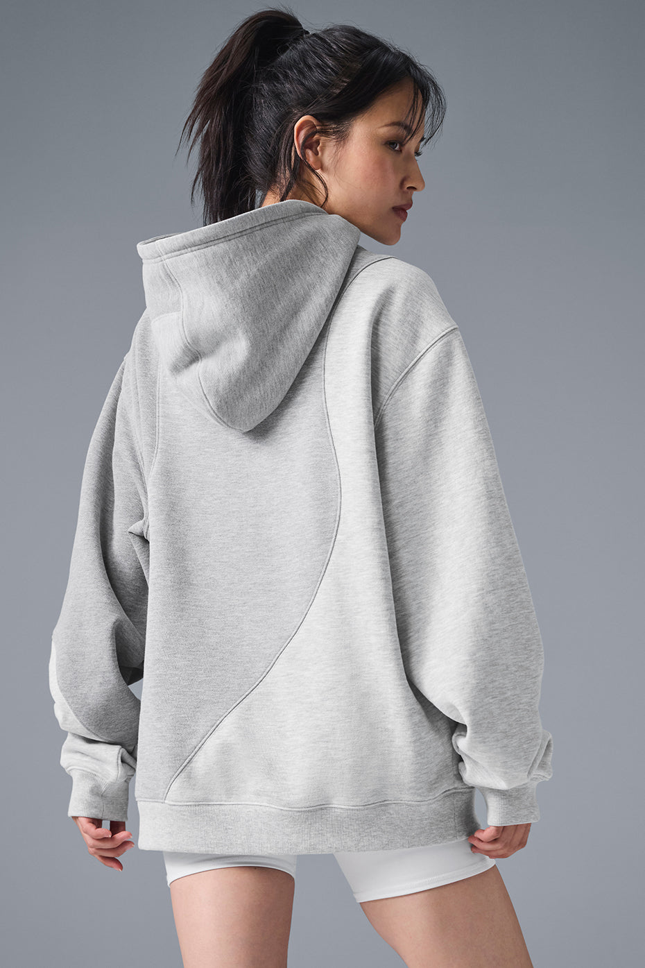 Make Waves Hoodie - Athletic Heather Grey Tonal--1