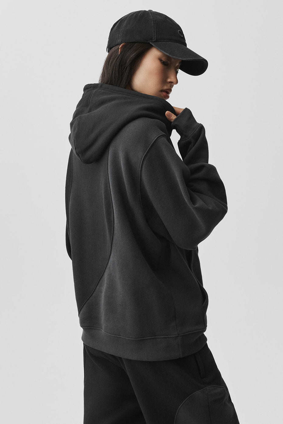 Make Waves Hoodie - Vintage Black Tonal--1