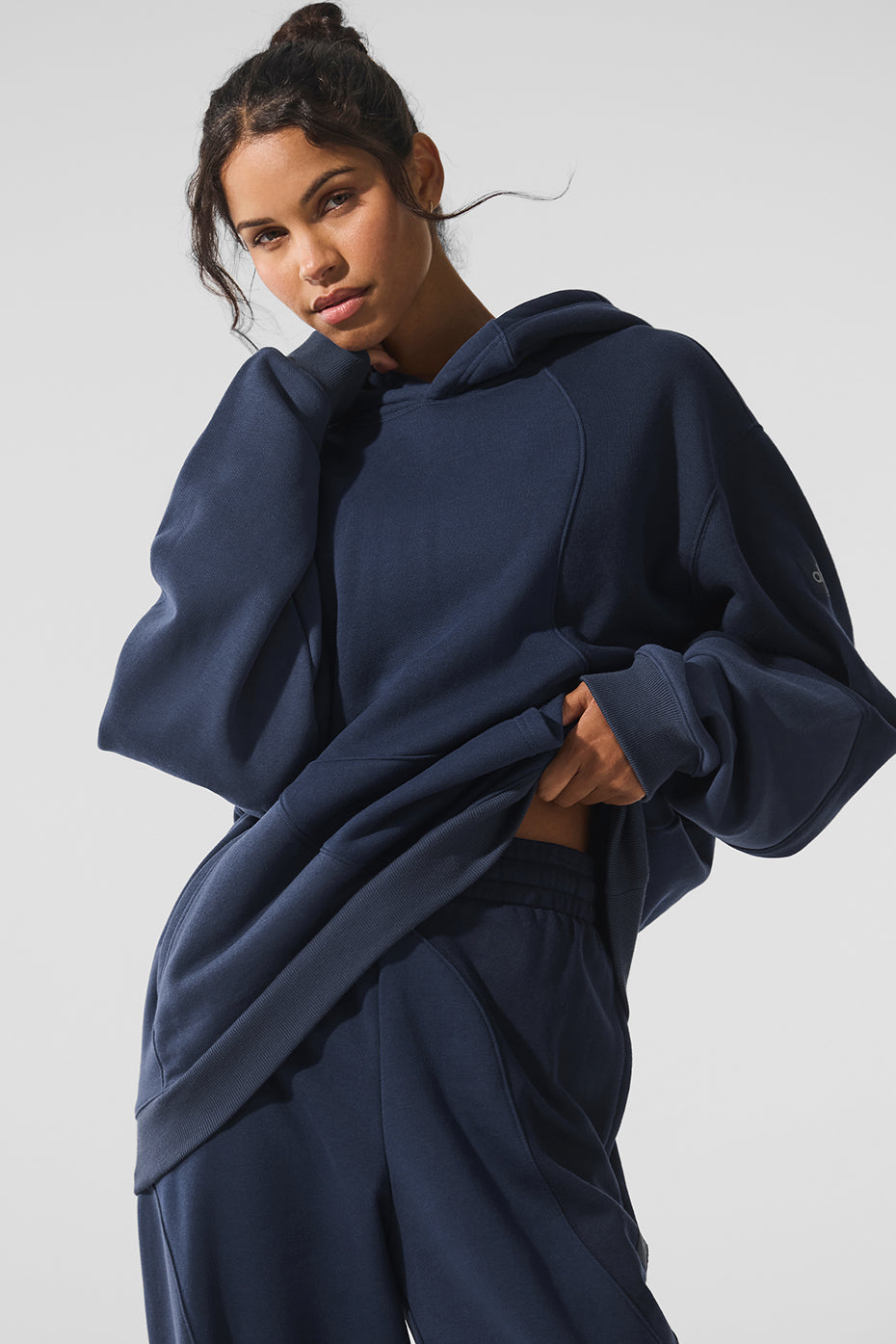 Make Waves Hoodie - Navy Tonal--0