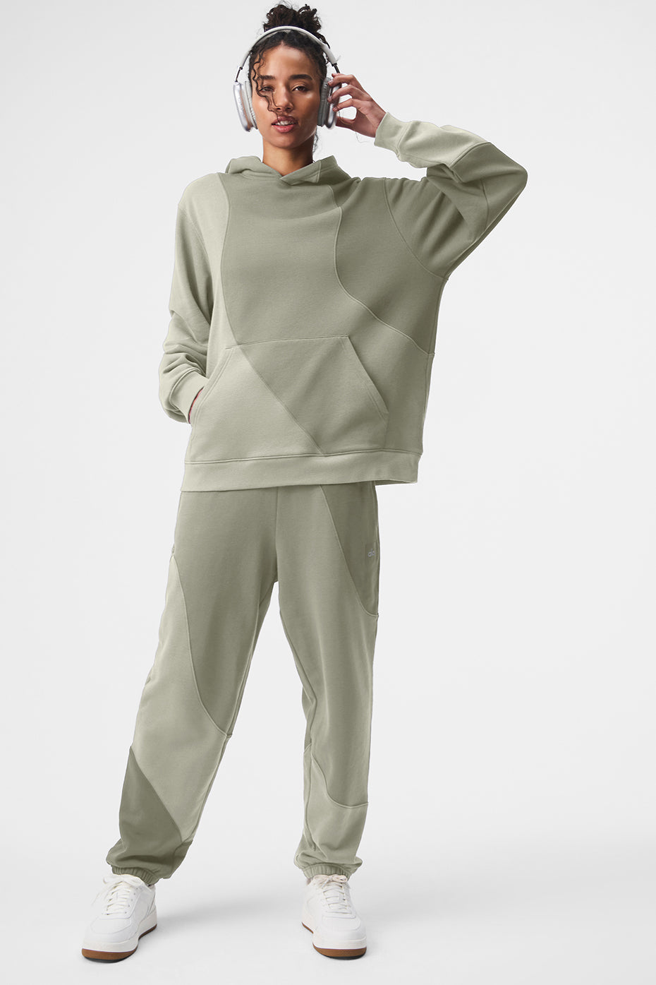 Make Waves Hoodie - Limestone Tonal--2