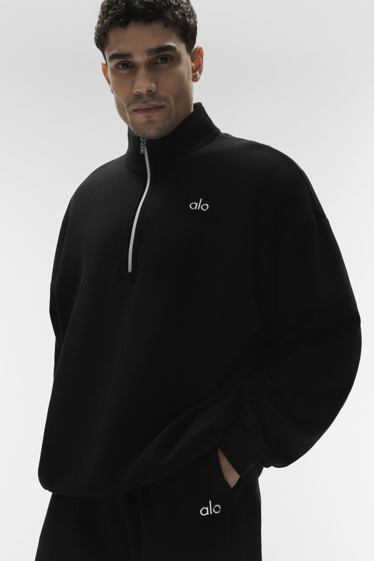 Accolade 1/4 Zip Pullover - Black--4