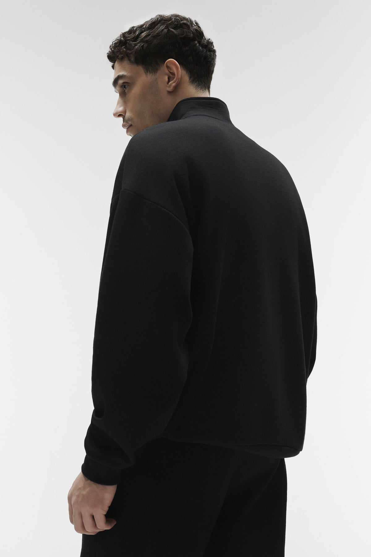 Accolade 1/4 Zip Pullover - Black--3