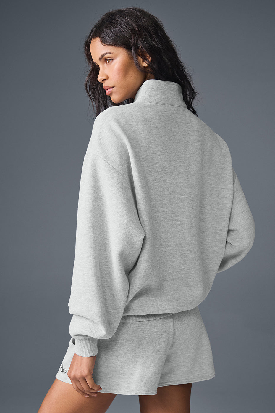 Accolade 1/4 Zip Pullover - Athletic Heather Grey--3