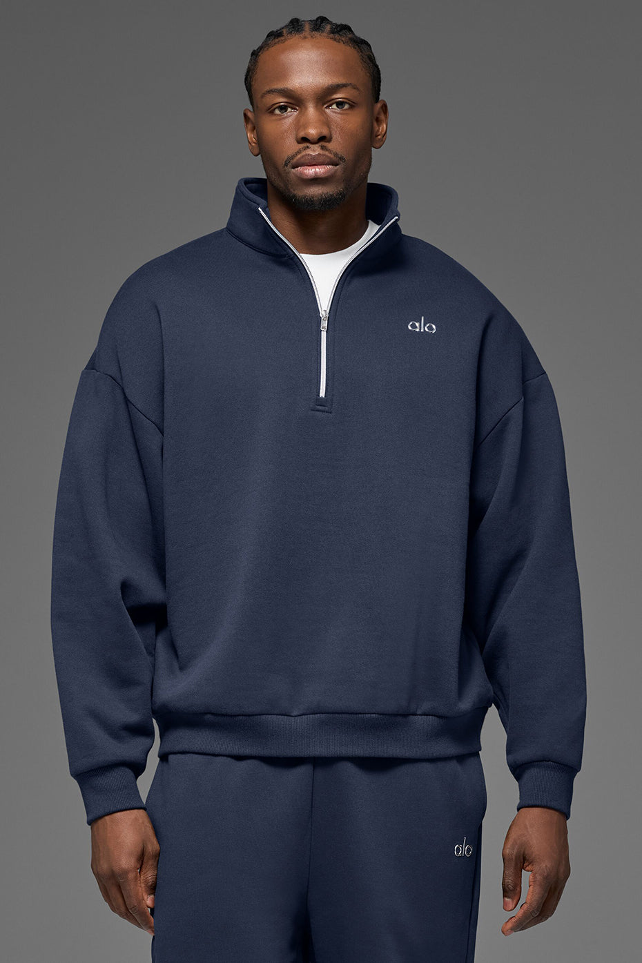 Accolade 1/4 Zip Pullover - Navy--1