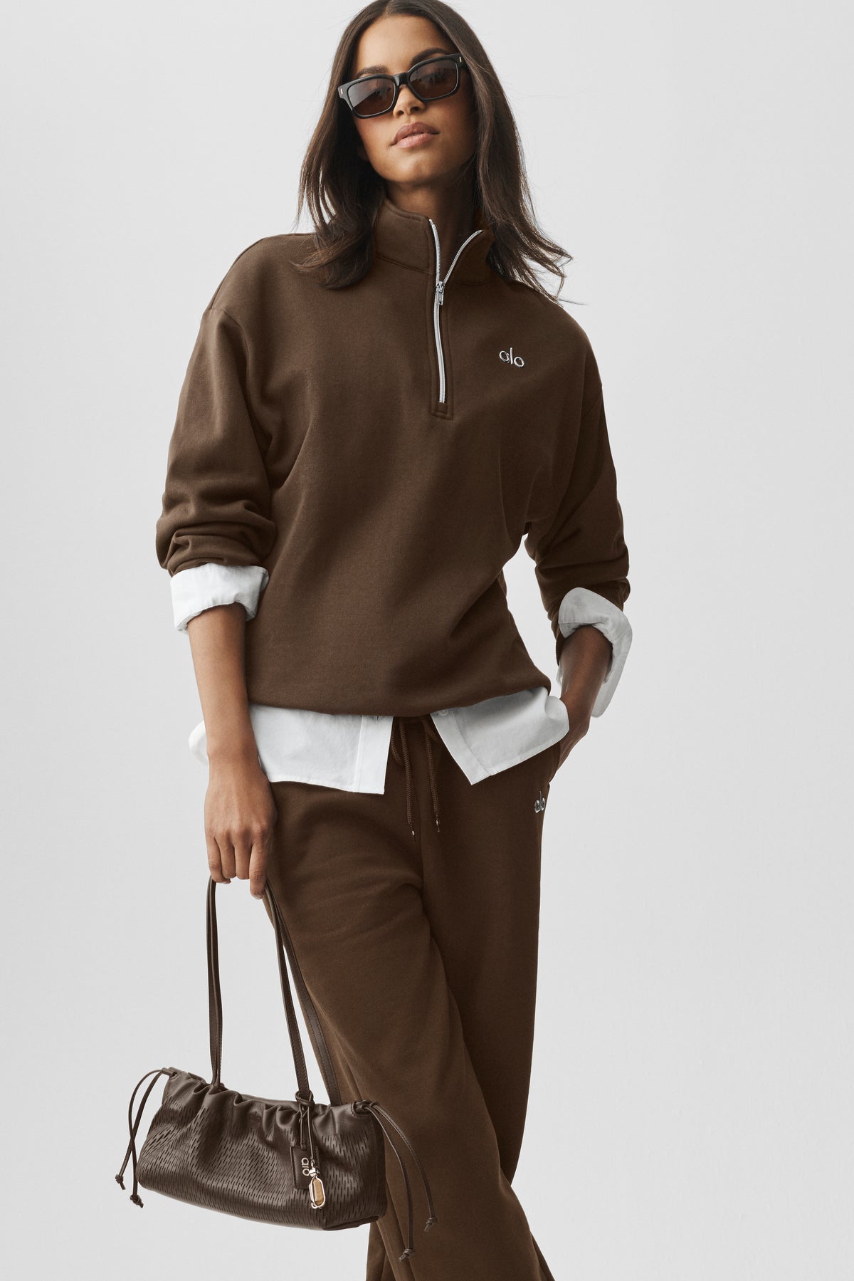 Accolade 1/4 Zip Pullover - Espresso--5
