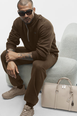 Accolade 1/4 Zip Pullover - Espresso