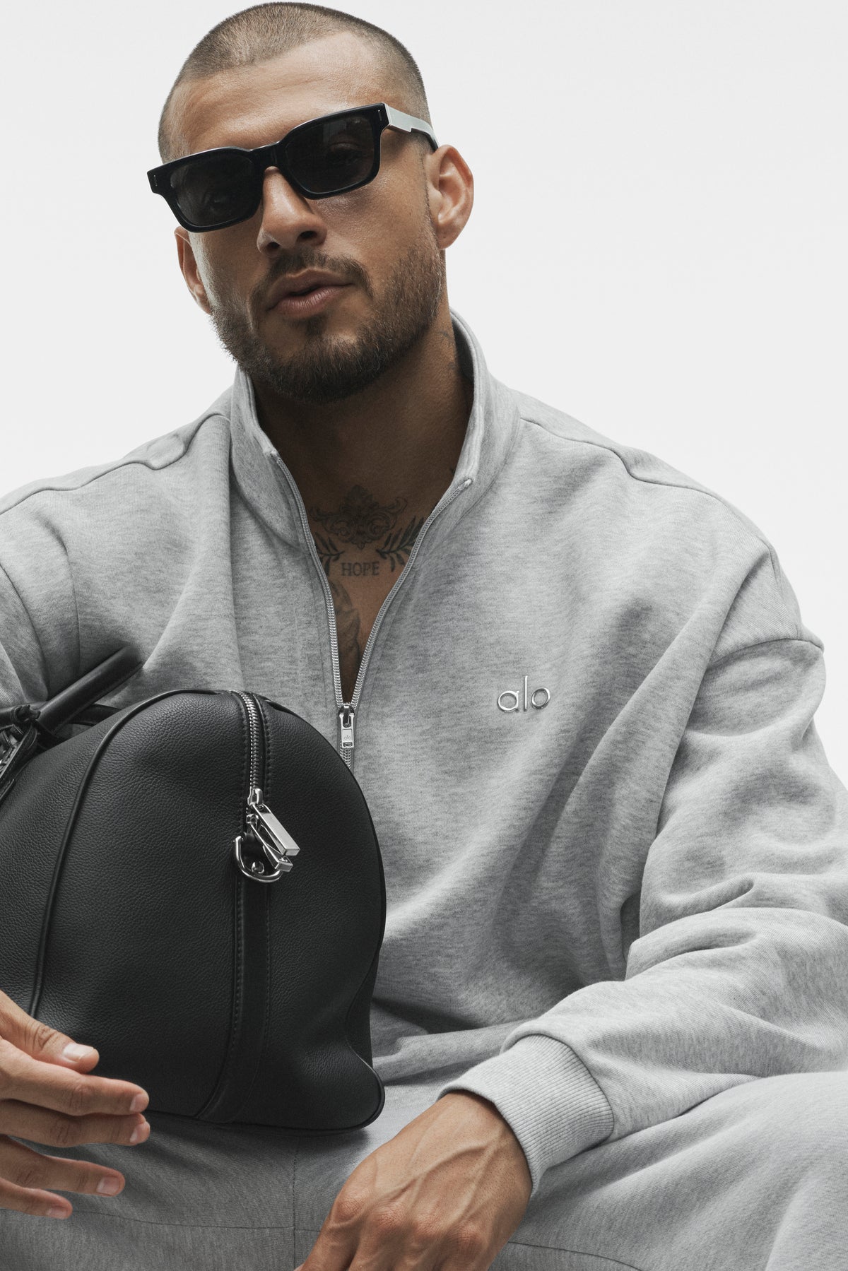 Accolade 1/4 Zip Pullover - Athletic Heather Grey--2