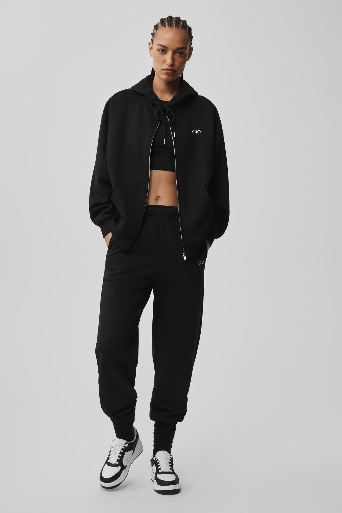 Accolade Full Zip Hoodie - Black--4