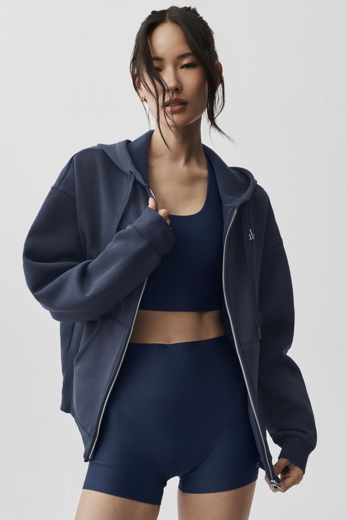 Accolade Full Zip Hoodie - Navy--2