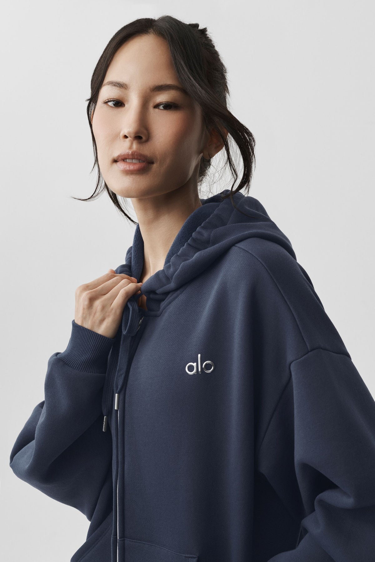 Accolade Full Zip Hoodie - Navy--3