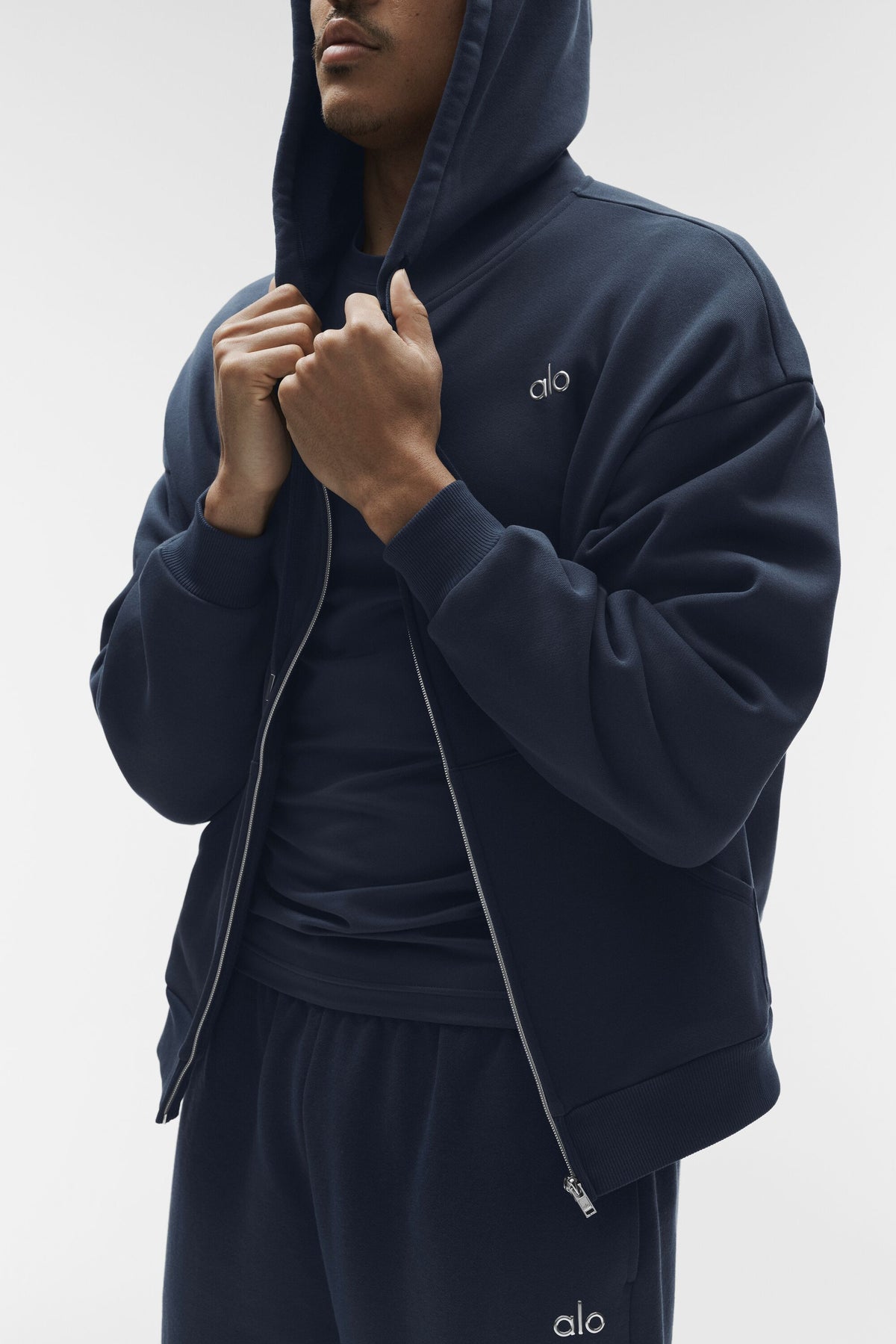 Accolade Full Zip Hoodie - Navy--2