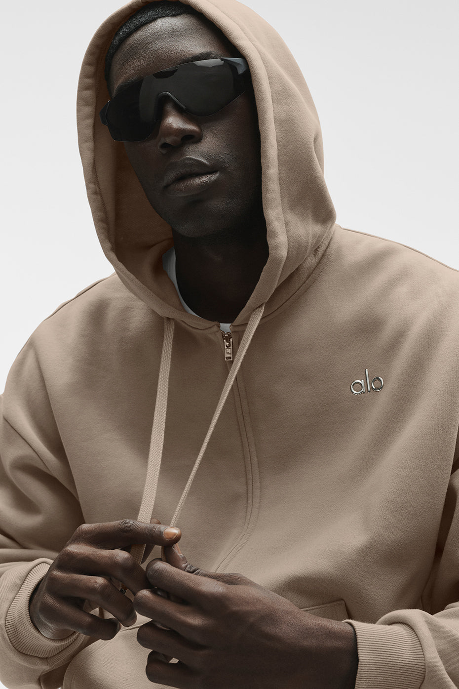 Accolade Full Zip Hoodie - Gravel--2