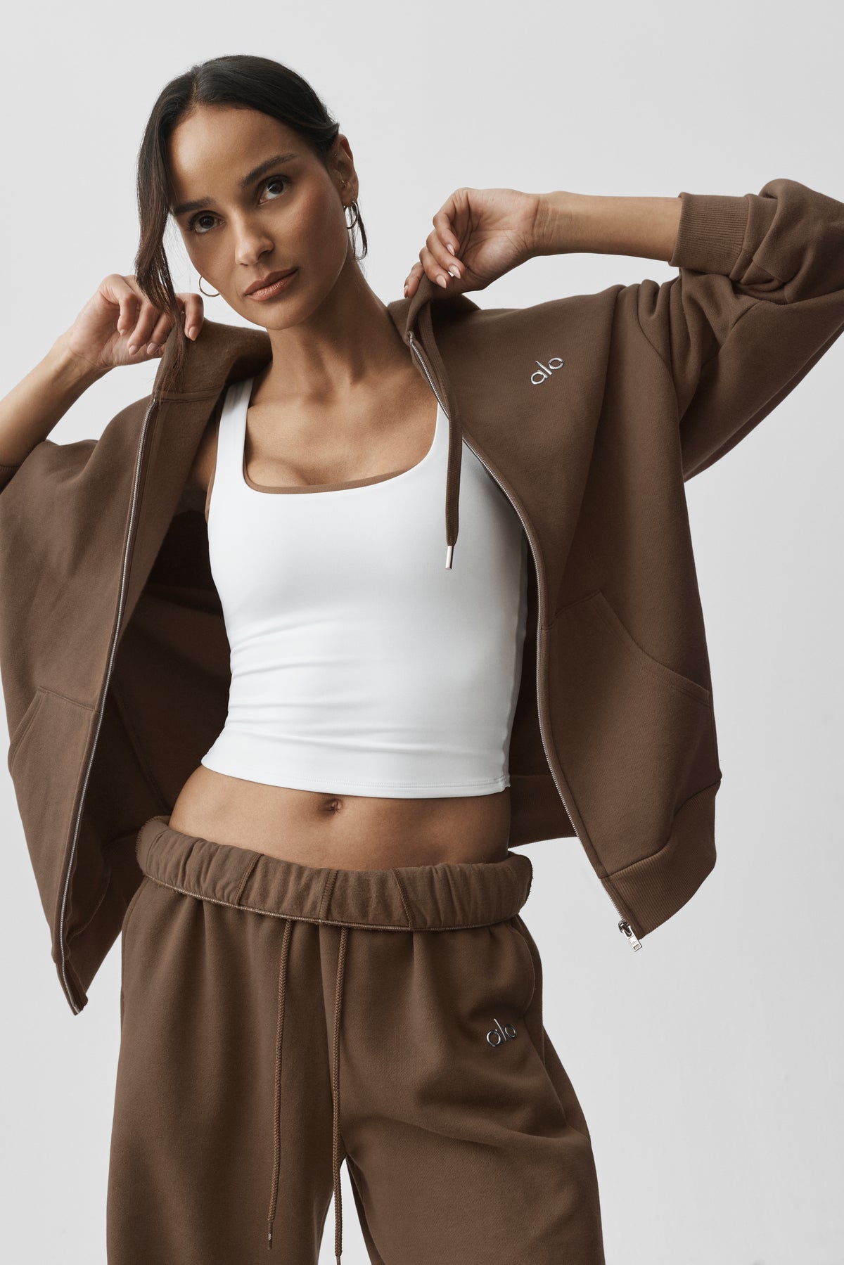 Accolade Full Zip Hoodie - Java Brown--2