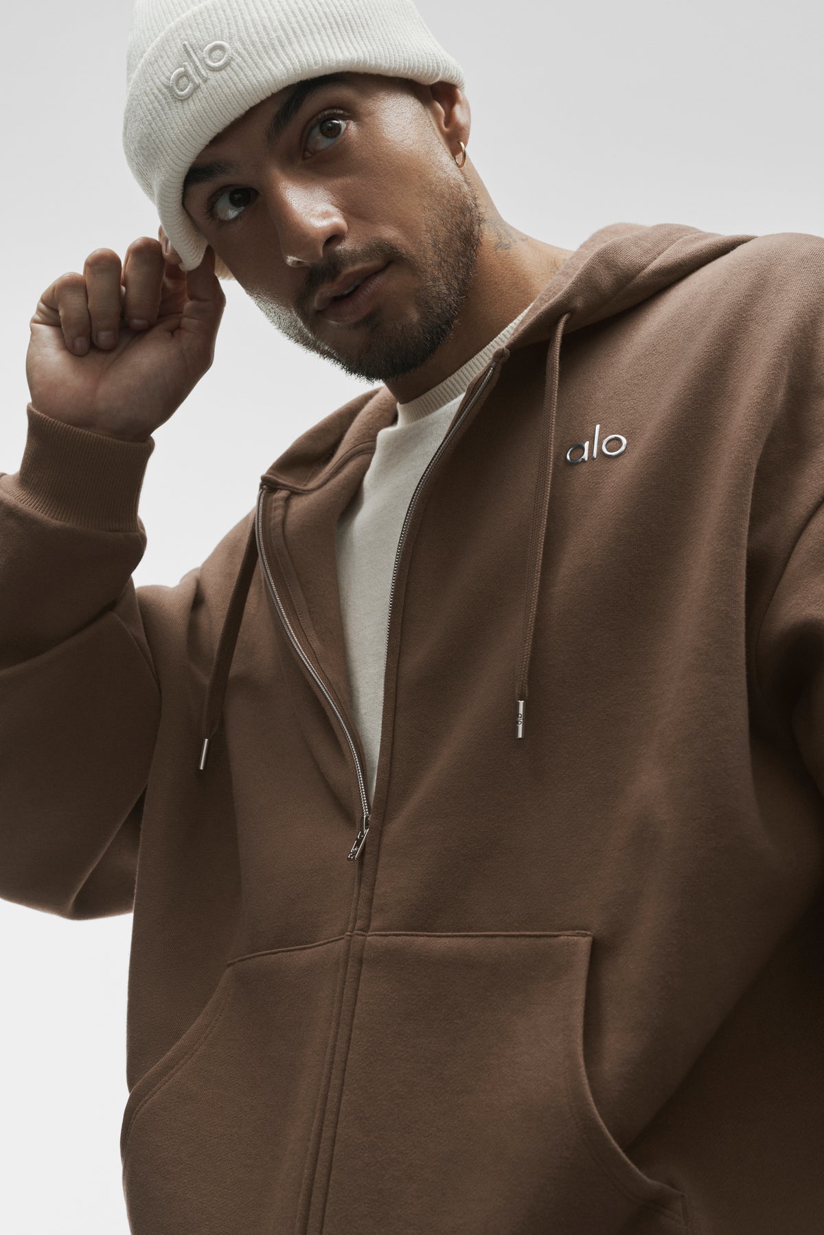 Accolade Full Zip Hoodie - Java Brown--3