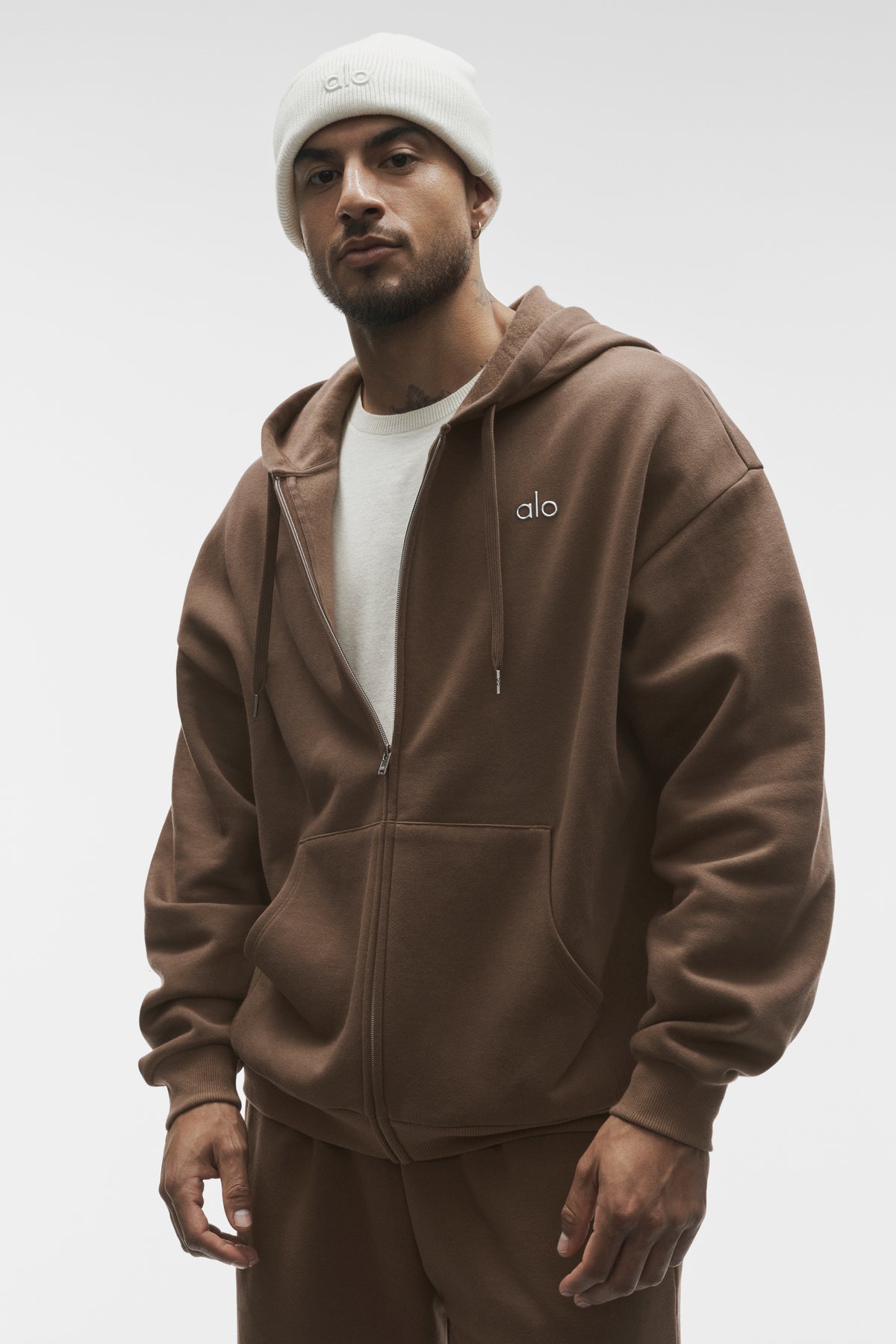 Accolade Full Zip Hoodie - Java Brown--1
