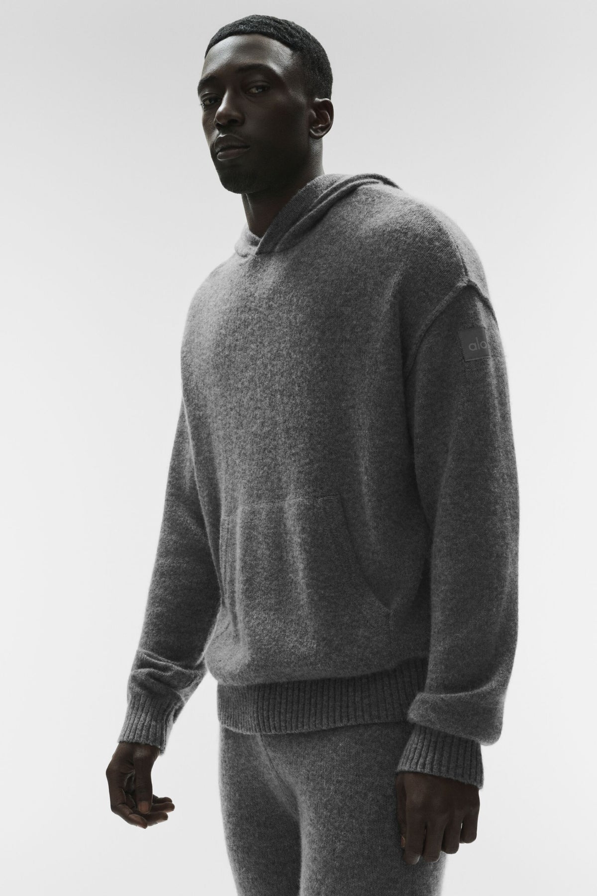 Wool Cashmere New Class Hoodie - Platinum Grey--0